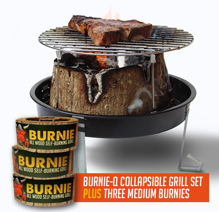 Simple to use and environmentally friendly, Burnie Grill uses no chemicals and makes food taste better!